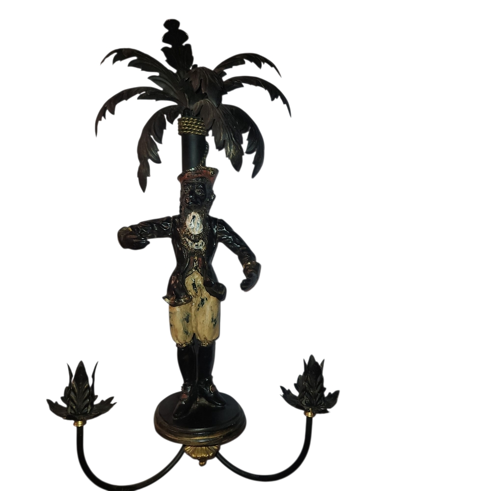 Vintage Monkey Dancer Wall Sconce